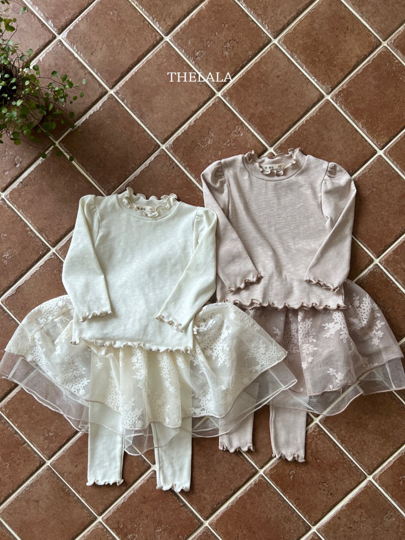 Lala - Korean Baby Fashion - #babyoutfit - Milky Tee