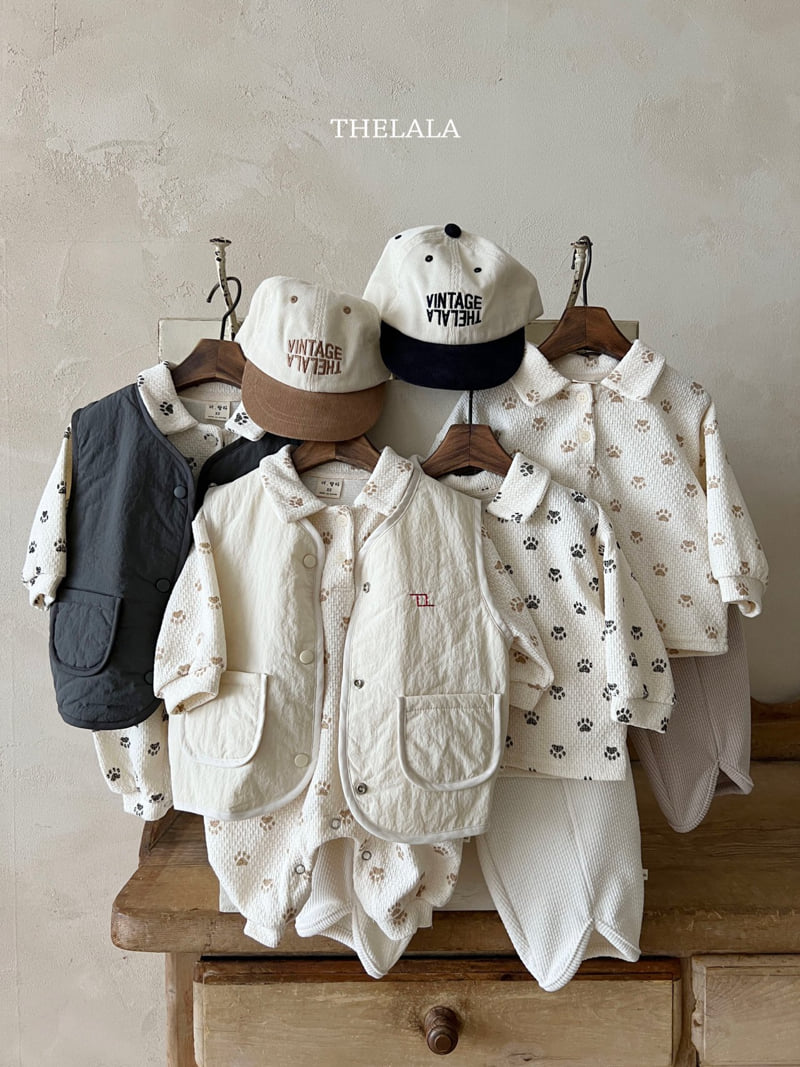 Lala - Korean Baby Fashion - #babyoutfit - Paw Tee - 4