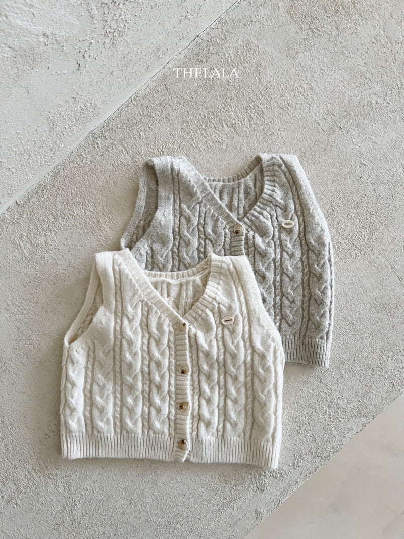 Lala - Korean Baby Fashion - #babyoutfit - Rocco Knit Vest - 11