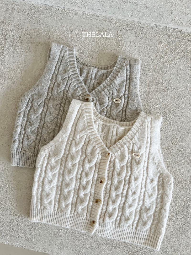 Lala - Korean Baby Fashion - #babywear - Rocco Knit Vest - 12