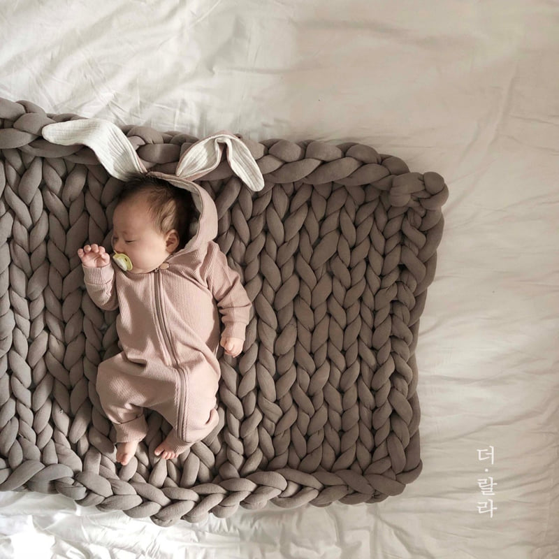 Lala - Korean Baby Fashion - #onlinebabyboutique - Bunny Suit - 11