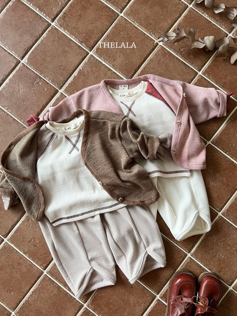Lala - Korean Baby Fashion - #onlinebabyboutique - Brownie Cardigan