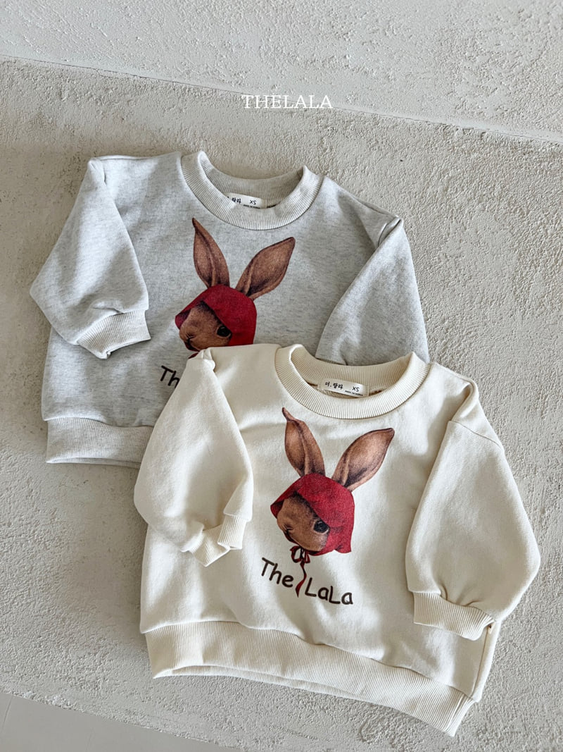 Lala - Korean Baby Fashion - #onlinebabyboutique - Red Bunny Sweatshirt - 12