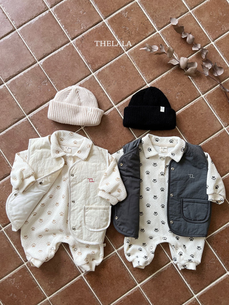Lala - Korean Baby Fashion - #onlinebabyshop - Paw Suit - 6
