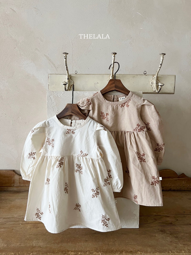 Lala - Korean Baby Fashion - #onlinebabyshop - Embroidery One-piece - 10