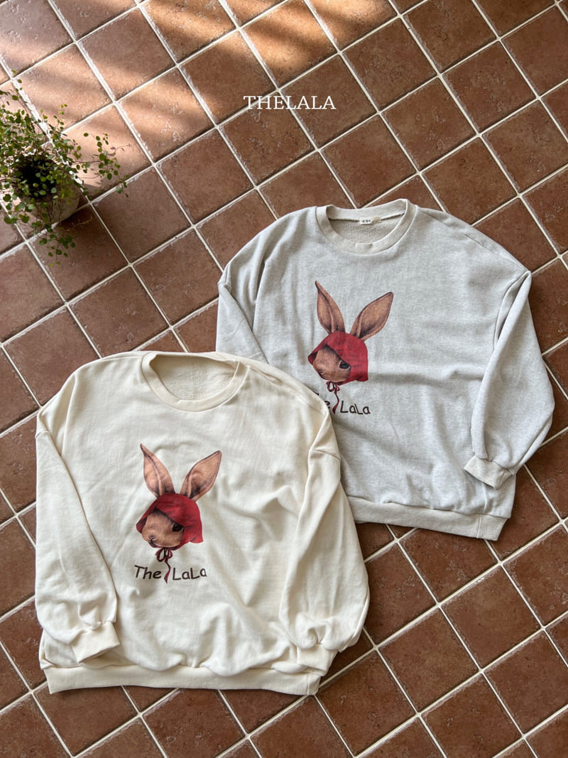 Lala - Korean Women Fashion - #thatsdarling - Red Bunny Sweatshirt (MOM) - 9