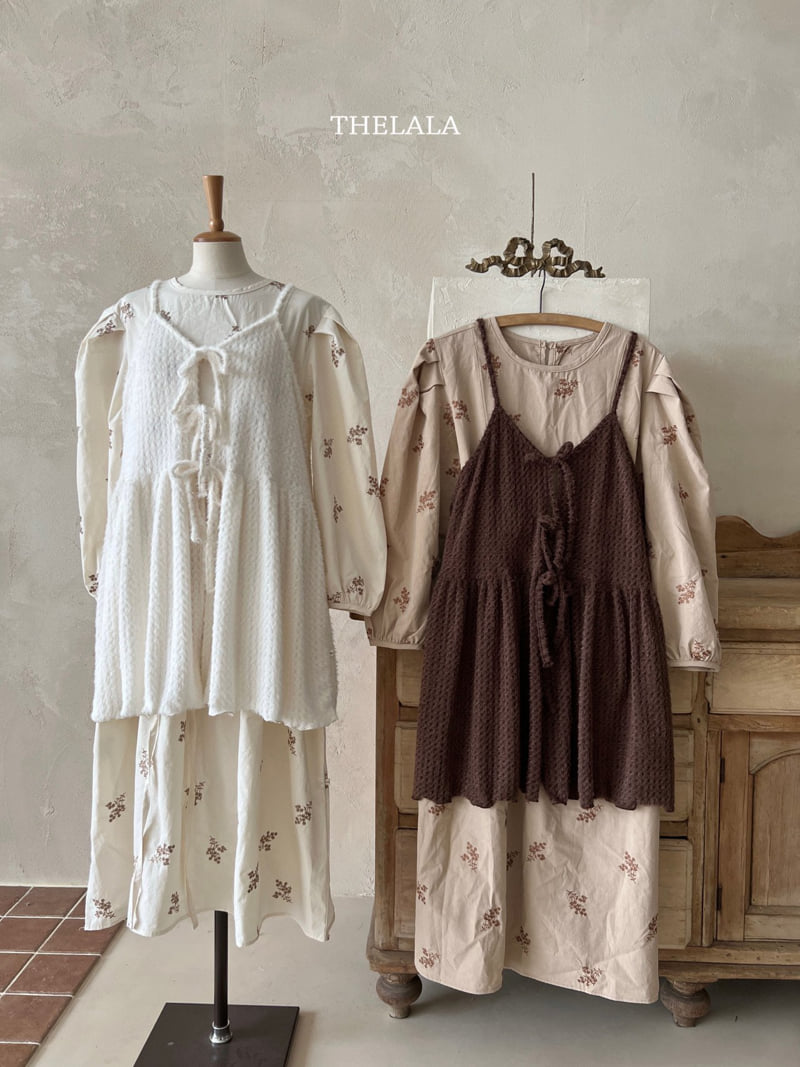 Lala - Korean Women Fashion - #thatsdarling - Embroidery One-piece (MOM) - 6