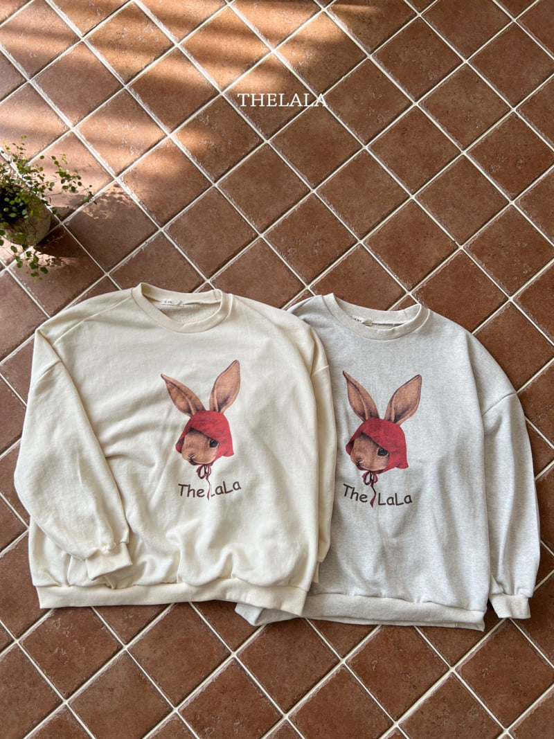 Lala - Korean Women Fashion - #thelittlethings - Red Bunny Sweatshirt (MOM) - 10