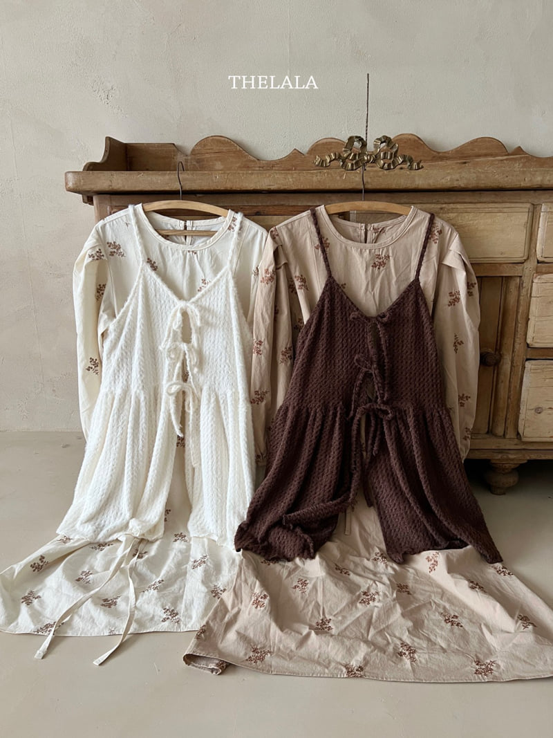 Lala - Korean Women Fashion - #thelittlethings - Embroidery One-piece (MOM) - 7