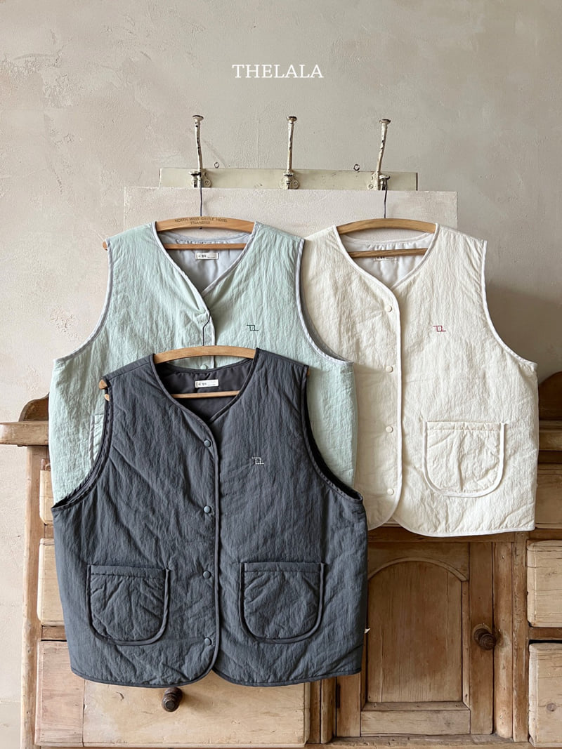 Lala - Korean Women Fashion - #vintageinspired - Oa Padding Vest (MOM) - 12