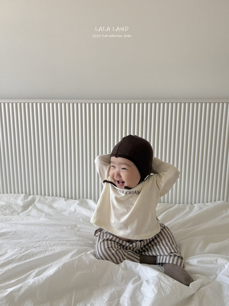 Lalaland - Korean Baby Fashion - #babyboutique - bebe Butter Ribbed Tee - 6