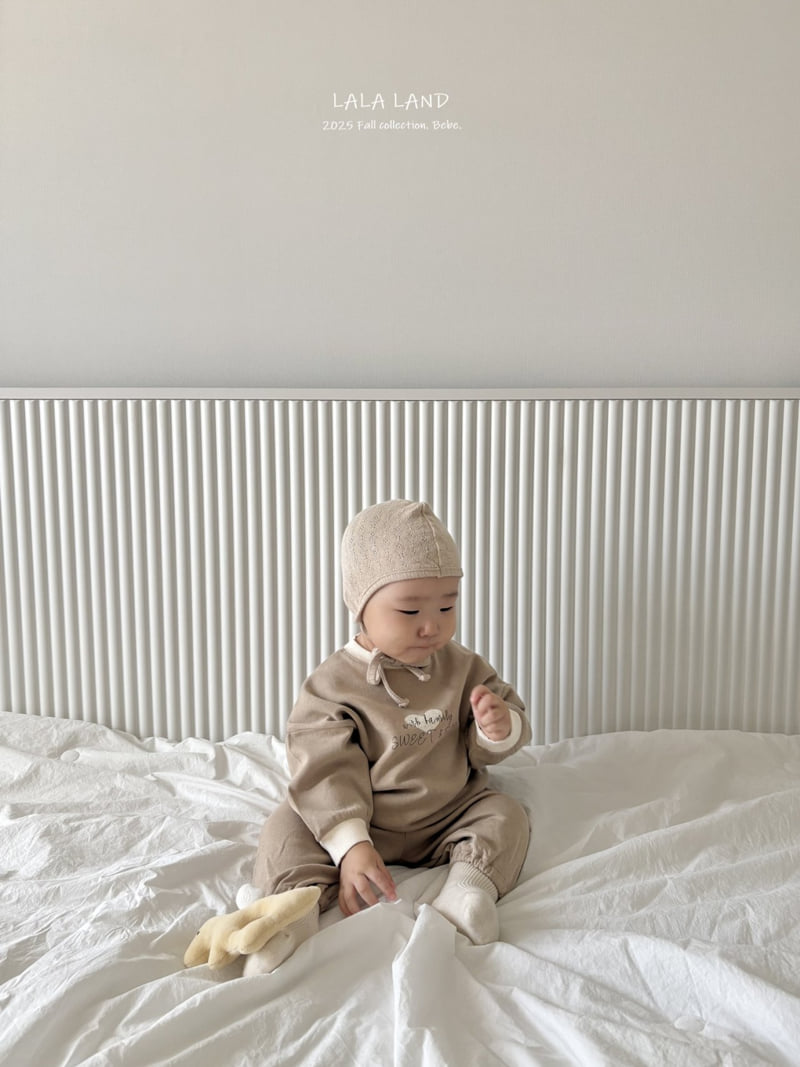 Lalaland - Korean Baby Fashion - #smilingbaby - bebe Sweet Cocoa Sweatshirt - 4