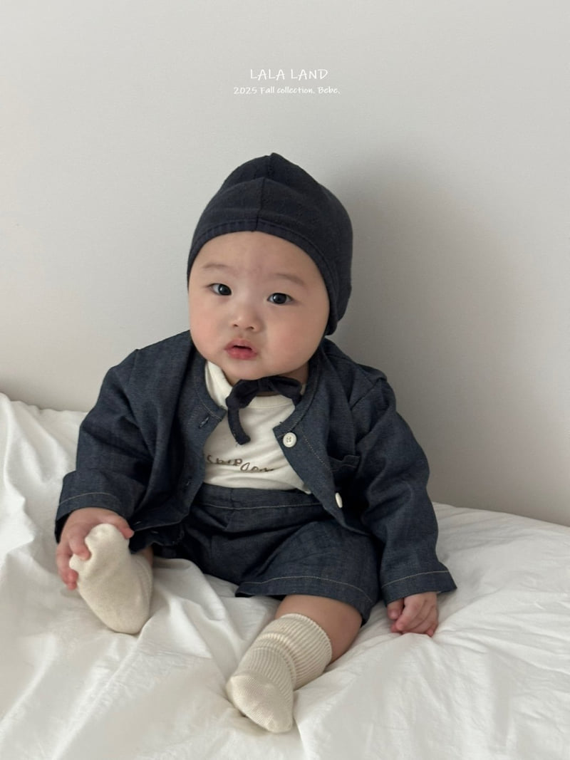 Lalaland - Korean Baby Fashion - #babyboutique - bebe Denim Shirt - 8