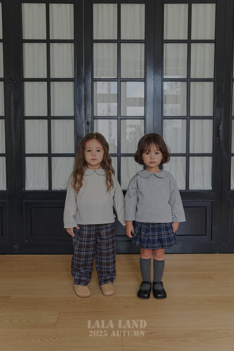 Lalaland - Korean Baby Fashion - #smilingbaby - kids Lala Check Skirt - 4
