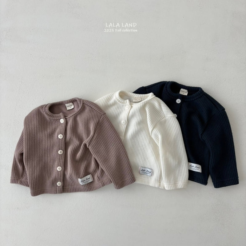 Lalaland - Korean Baby Fashion - #babyboutique - kids Basic Ribbed Cardigan - 11