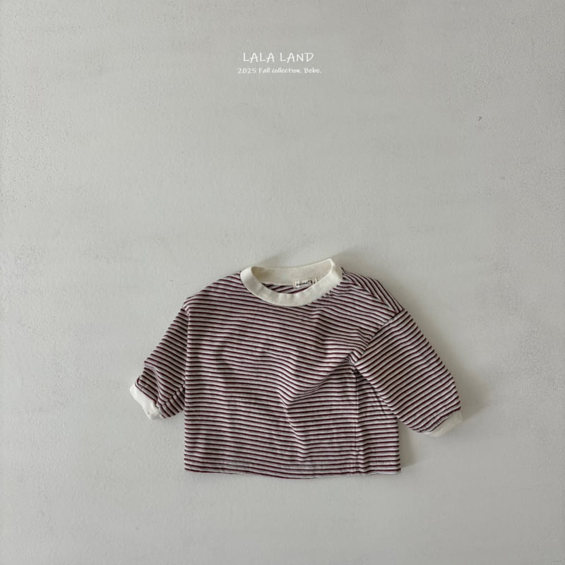 Lalaland - Korean Baby Fashion - #babyboutique - bebe Smooth Stripe Tee - 11