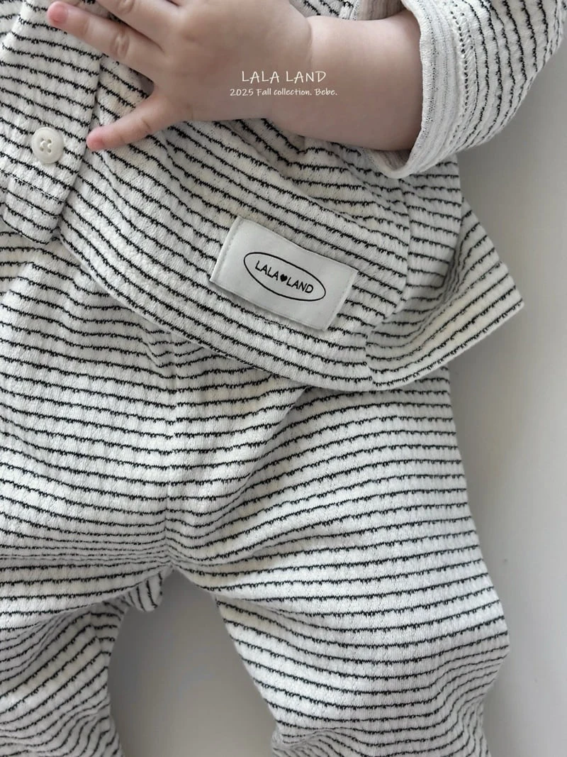 Lalaland - Korean Baby Fashion - #babyboutique - bebe Cream Cheese Pants - 4