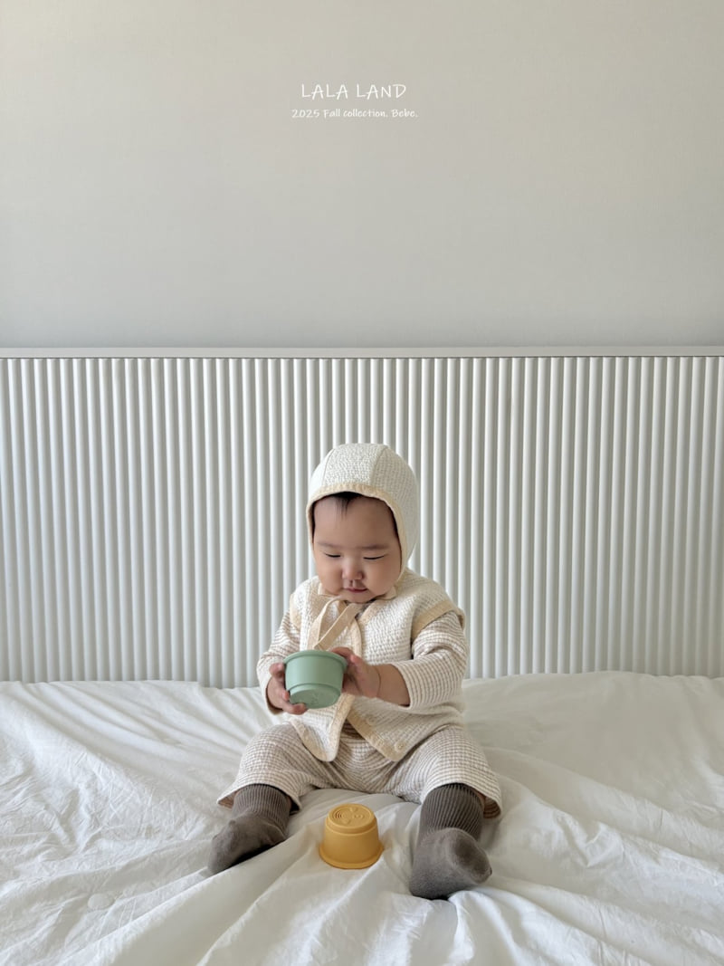 Lalaland - Korean Baby Fashion - #babyboutiqueclothing - bebe Cream Cheese Cardigan - 3