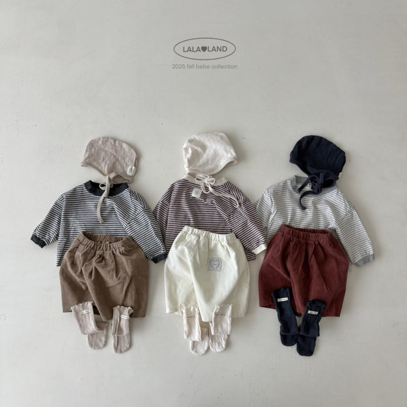 Lalaland - Korean Baby Fashion - #babyboutiqueclothing - bebe Smooth Stripe Tee - 12