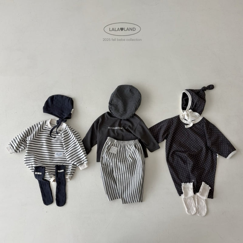 Lalaland - Korean Baby Fashion - #babyclothing - bebe Trio Suit Bonnet Set - 12