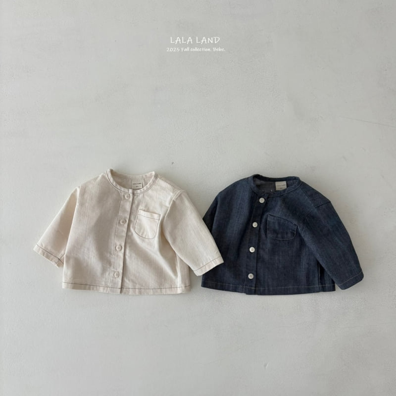 Lalaland - Korean Baby Fashion - #babyclothing - bebe Denim Shirt - 10
