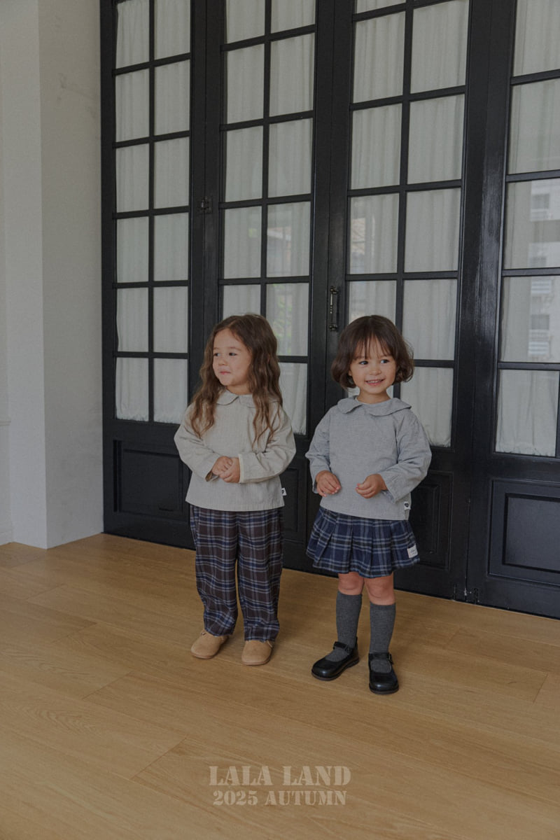 Lalaland - Korean Baby Fashion - #babyclothing - kids Lala Check Skirt - 6