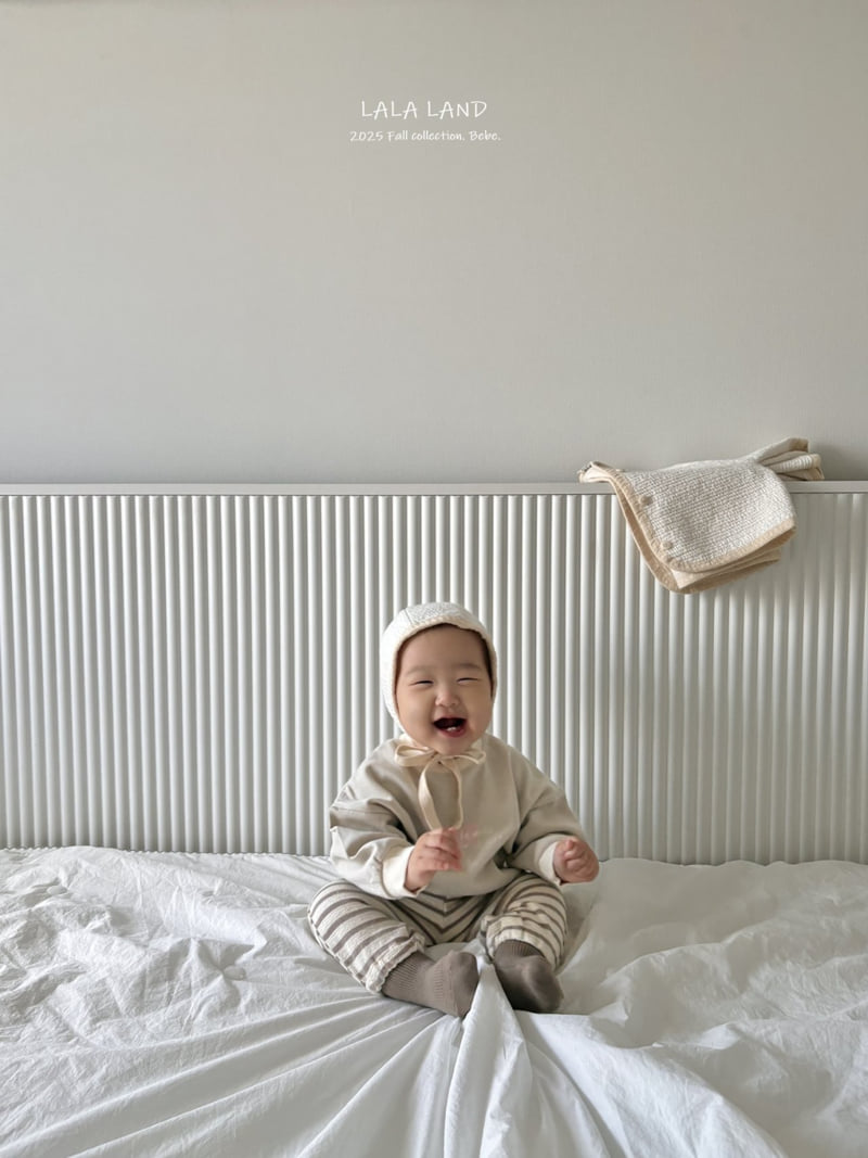Lalaland - Korean Baby Fashion - #babyclothing - bebe Jacquard Sausage Pants - 7
