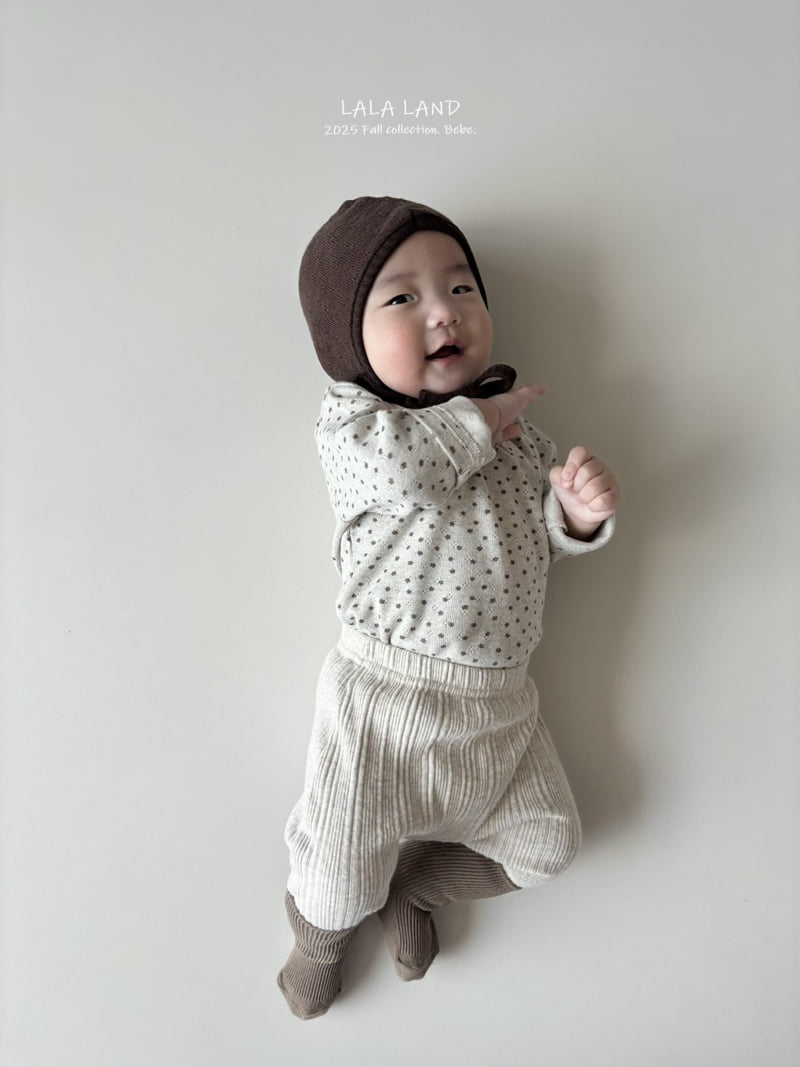 Lalaland - Korean Baby Fashion - #babyboutiqueclothing - bebe Knit Ribbed Leggings - 4