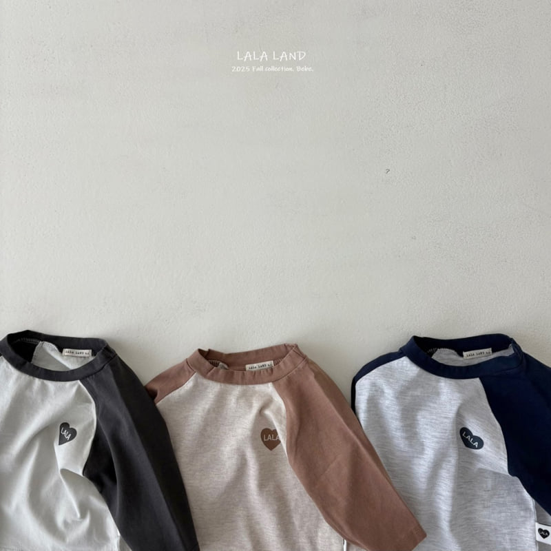 Lalaland - Korean Baby Fashion - #babyclothing - bebe Heart Raglan Tee - 12