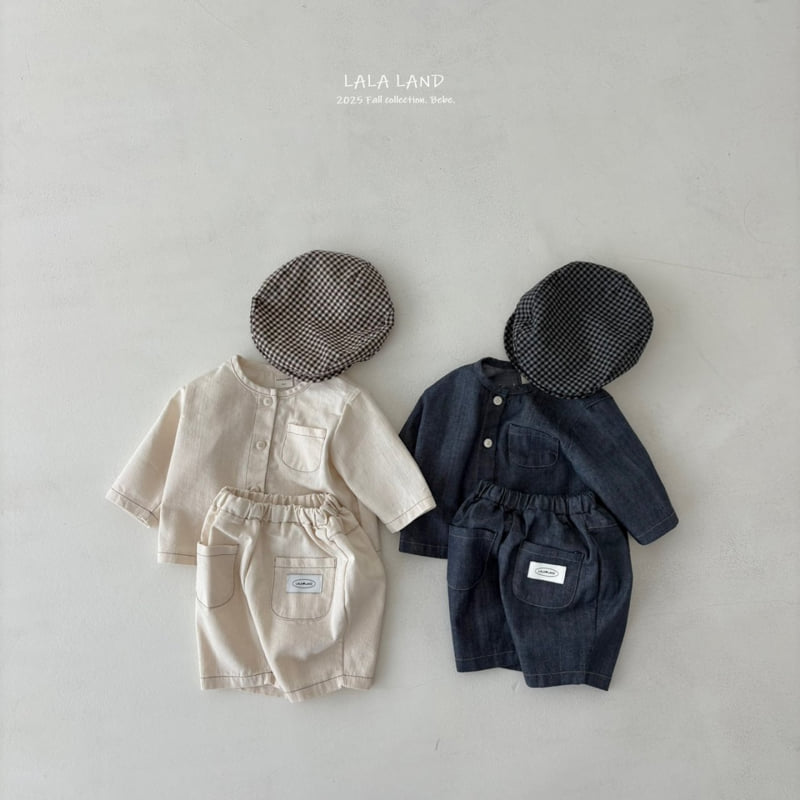 Lalaland - Korean Baby Fashion - #babyfashion - bebe Pocket Denim Pants - 12