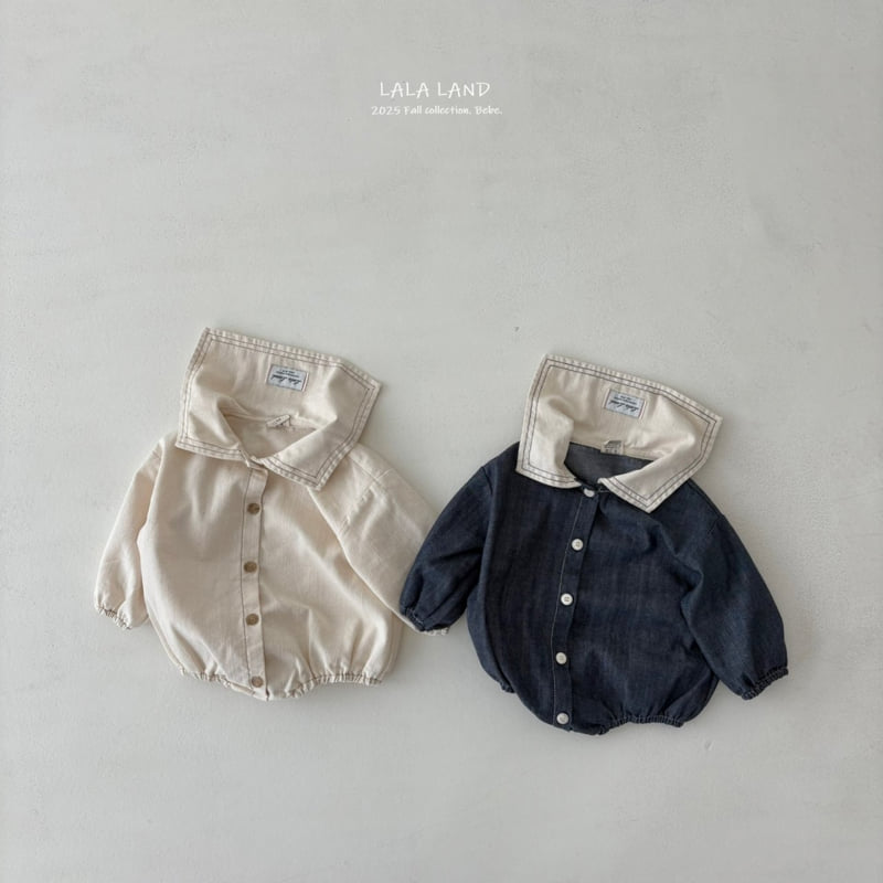 Lalaland - Korean Baby Fashion - #babyfashion - bebe Blue Sailor Suit - 10