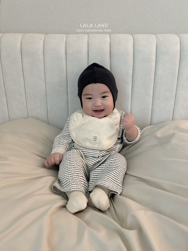 Lalaland - Korean Baby Fashion - #babyclothing - bebe Bear Bib - 4