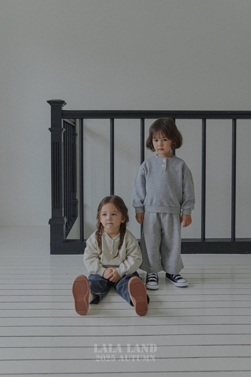 Lalaland - Korean Baby Fashion - #babyclothing - kids Button Sweatshirt - 4