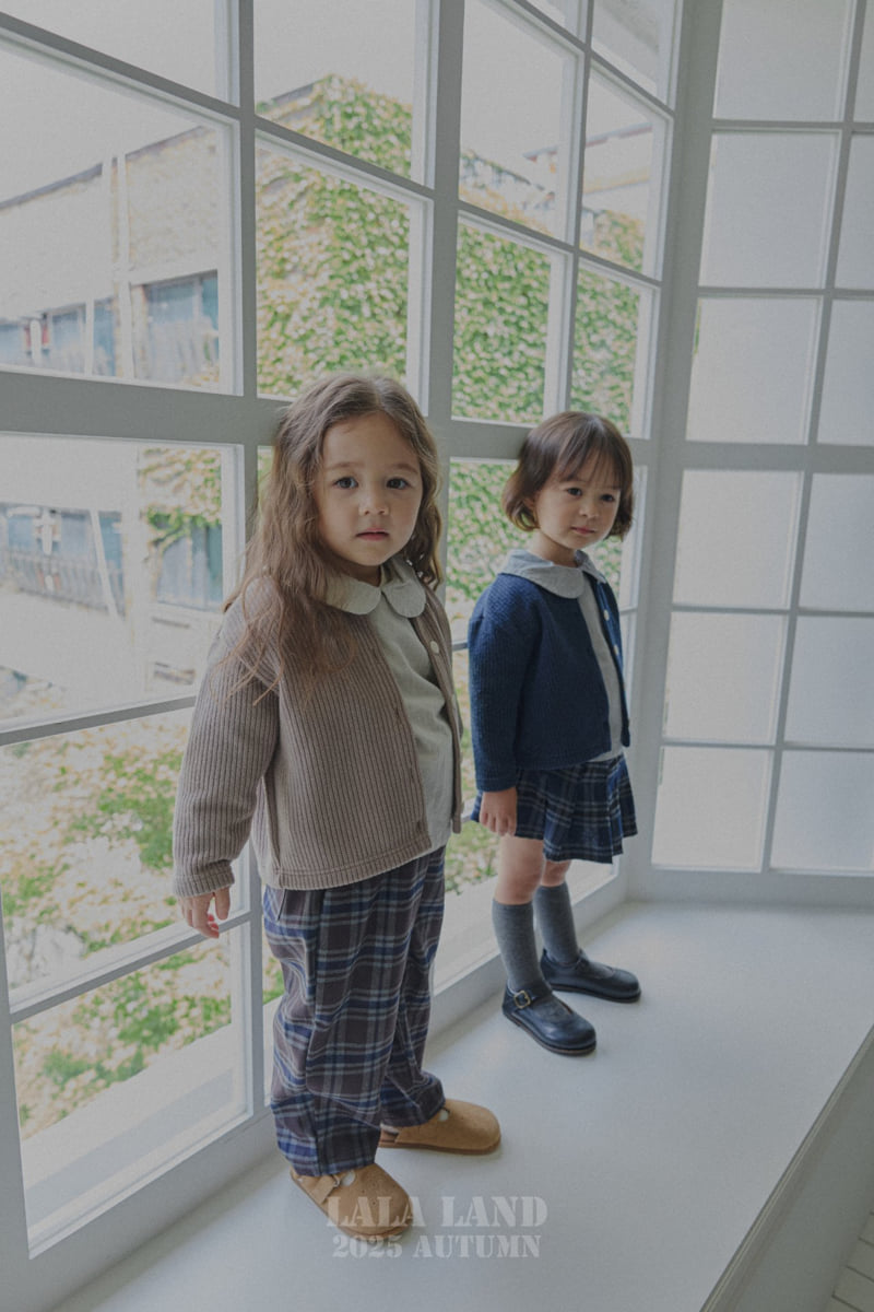 Lalaland - Korean Baby Fashion - #babyfashion - kids Lala Check Pants - 8
