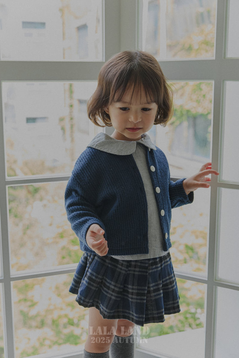 Lalaland - Korean Baby Fashion - #babyfashion - kids Lala Check Skirt - 7