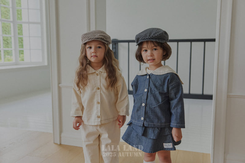 Lalaland - Korean Baby Fashion - #babyfashion - kids New Slub Denim Pants - 6