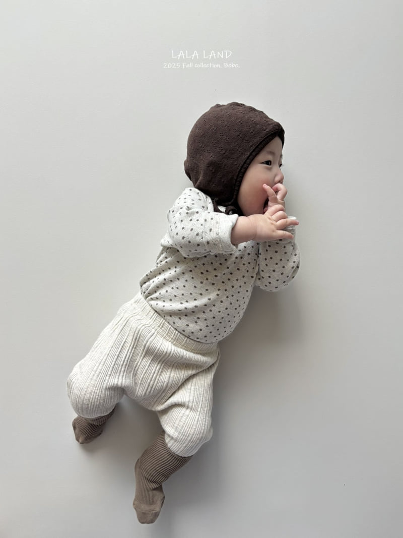 Lalaland - Korean Baby Fashion - #babyfashion - bebe Knit Ribbed Leggings - 5