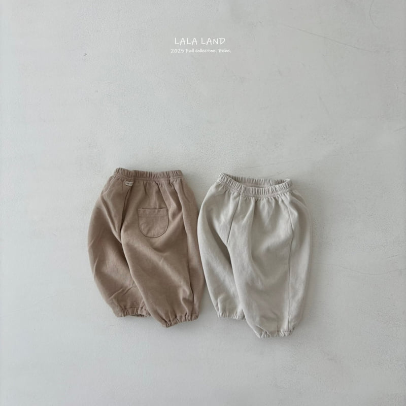 Lalaland - Korean Baby Fashion - #babyfever - bebe Sweet Cocoa Joggers - 9