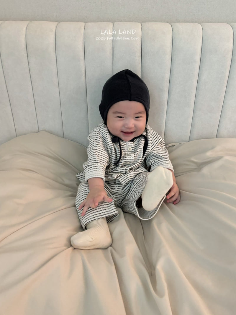 Lalaland - Korean Baby Fashion - #babyfever - bebe Cream Cheese Cardigan - 6