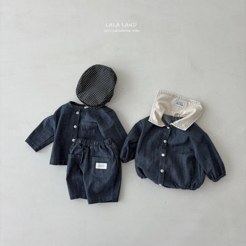 Lalaland - Korean Baby Fashion - #babyfever - bebe Blue Sailor Suit - 11