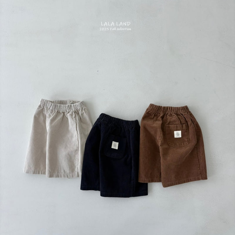 Lalaland - Korean Baby Fashion - #babyfever - kids Corduroy Bermuda Pants - 11