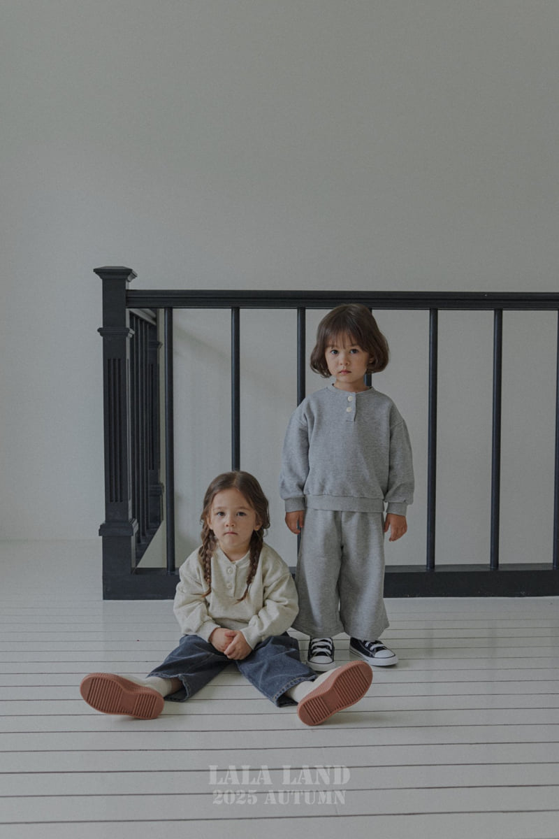Lalaland - Korean Baby Fashion - #babyfever - kids Button Sweatshirt - 5