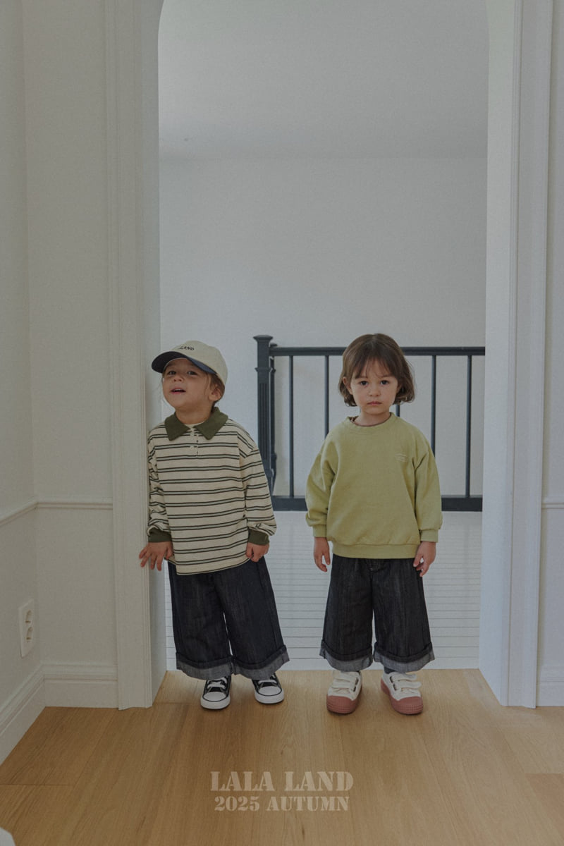 Lalaland - Korean Baby Fashion - #babyfever - kids Moha Collar Tee - 3
