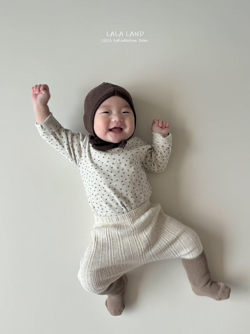 Lalaland - Korean Baby Fashion - #babyfever - bebe Knit Ribbed Leggings - 6