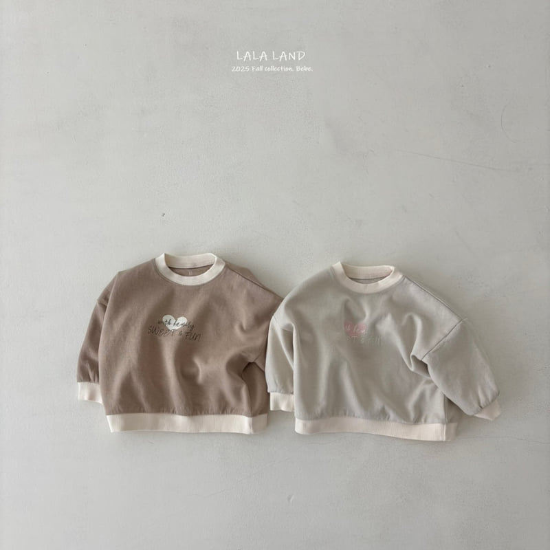 Lalaland - Korean Baby Fashion - #babygirlfashion - bebe Sweet Cocoa Sweatshirt - 9