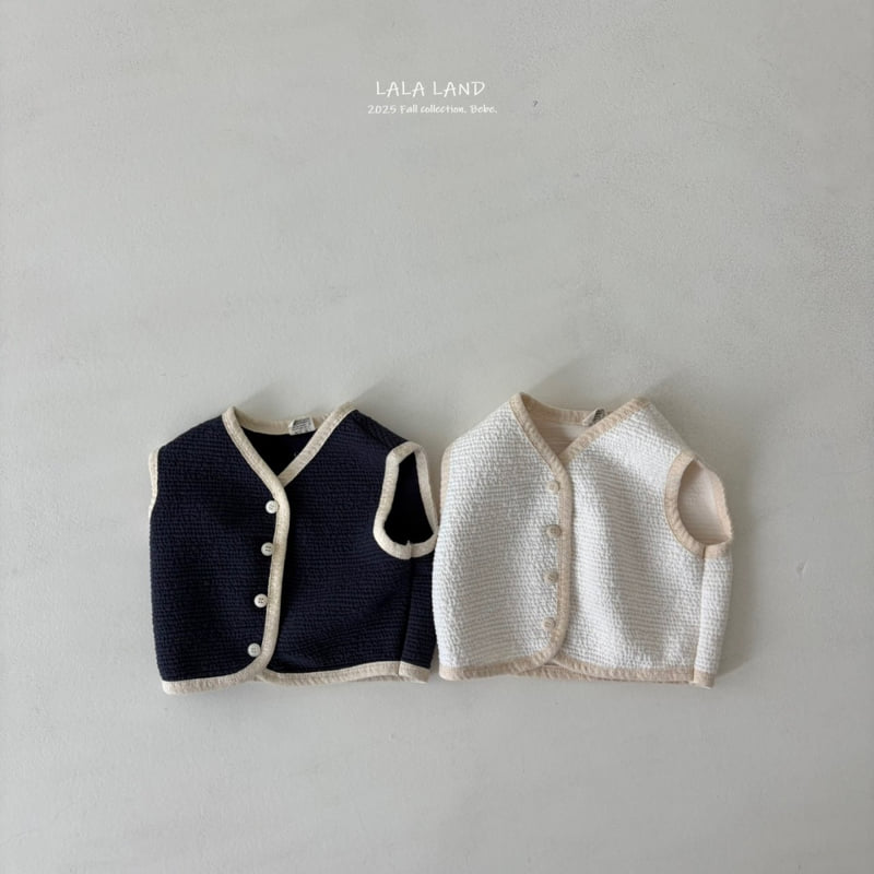 Lalaland - Korean Baby Fashion - #babygirlfashion - bebe Cushion Mellow Vest - 10