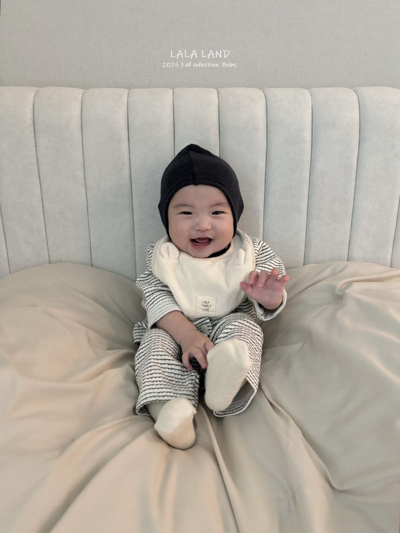 Lalaland - Korean Baby Fashion - #babygirlfashion - bebe Bear Bib - 6
