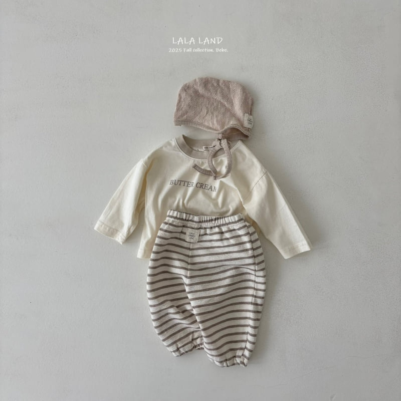 Lalaland - Korean Baby Fashion - #babygirlfashion - bebe Jacquard Sausage Pants - 10