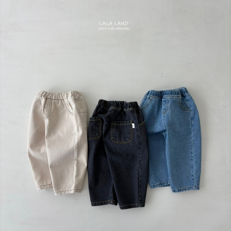 Lalaland - Korean Baby Fashion - #babylifestyle - kids Everyday Denim Pants - 11
