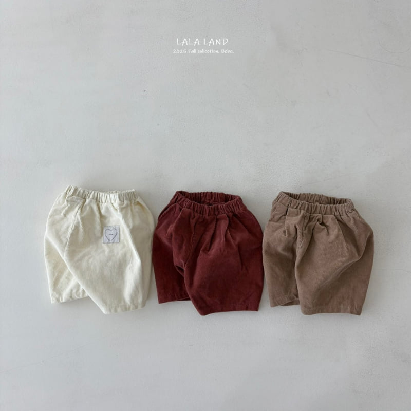 Lalaland - Korean Baby Fashion - #babylifestyle - bebe Corduroy Pleated Pants - 9